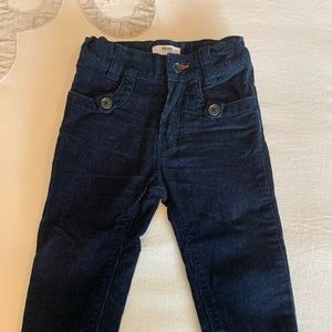 Hugo Boss navy corduroy trousers - 18 months